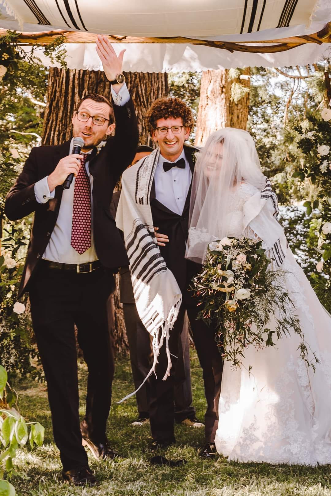 Mazal tov — the moment it becomes official.